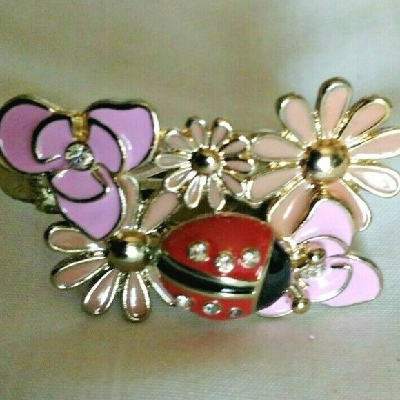 Women´s Rare Enamel Flowers Daisys Ladybug Fun Sexy...